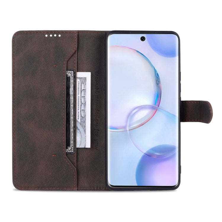For Honor 50 AZNS Dream II Skin Feel PU+TPU Horizontal Flip Leather Case with Holder & Card Slots & Wallet