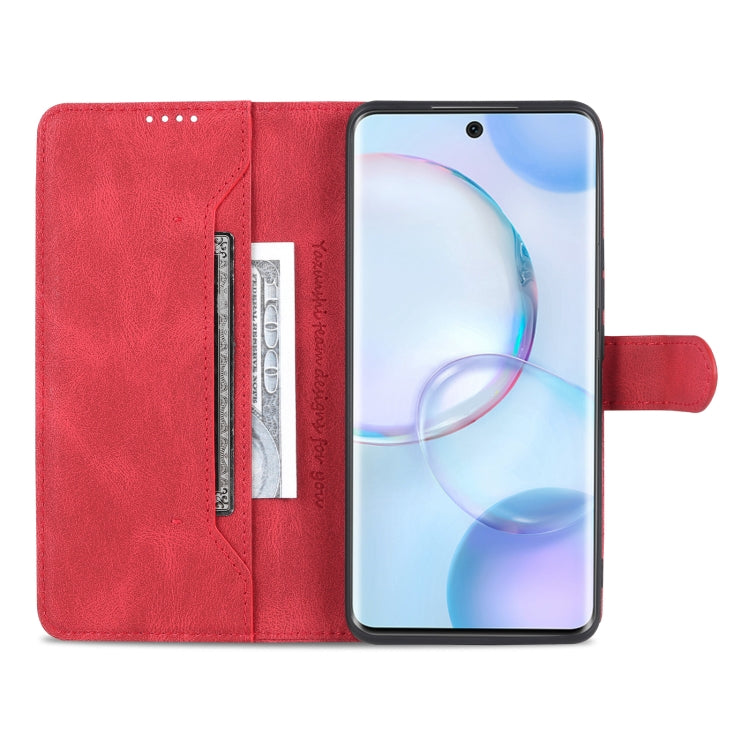For Honor 50 AZNS Dream II Skin Feel PU+TPU Horizontal Flip Leather Case with Holder & Card Slots & Wallet