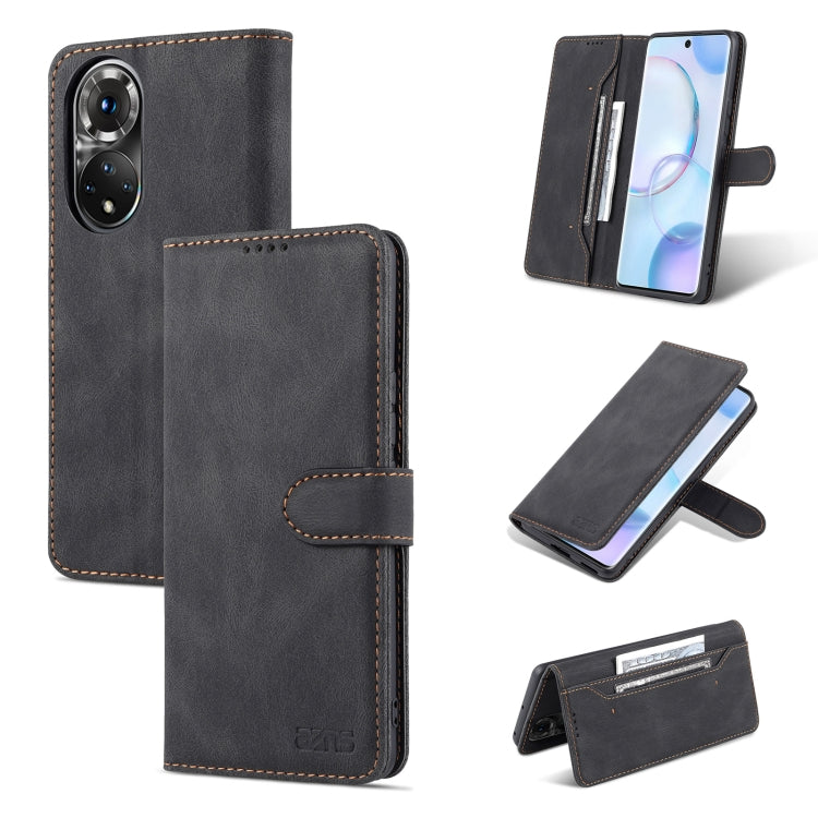 For Honor 50 AZNS Dream II Skin Feel PU+TPU Horizontal Flip Leather Case with Holder & Card Slots & Wallet