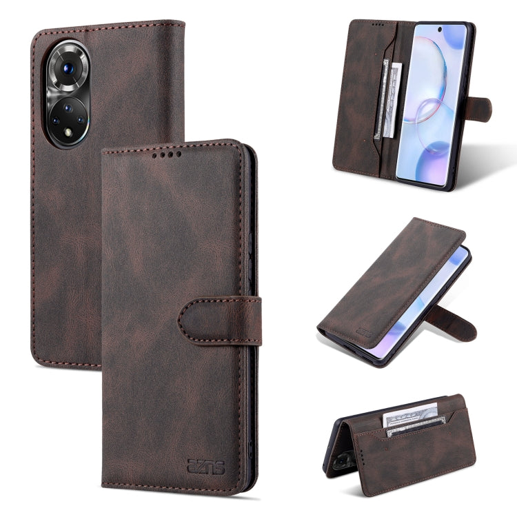 For Honor 50 Pro AZNS Dream II Skin Feel PU+TPU Horizontal Flip Leather Case with Holder & Card Slots & Wallet
