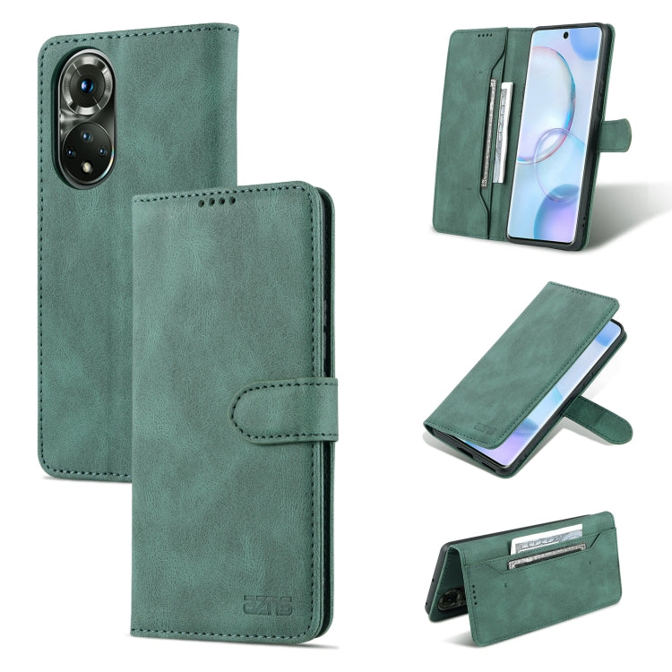 For Honor 50 Pro AZNS Dream II Skin Feel PU+TPU Horizontal Flip Leather Case with Holder & Card Slots & Wallet