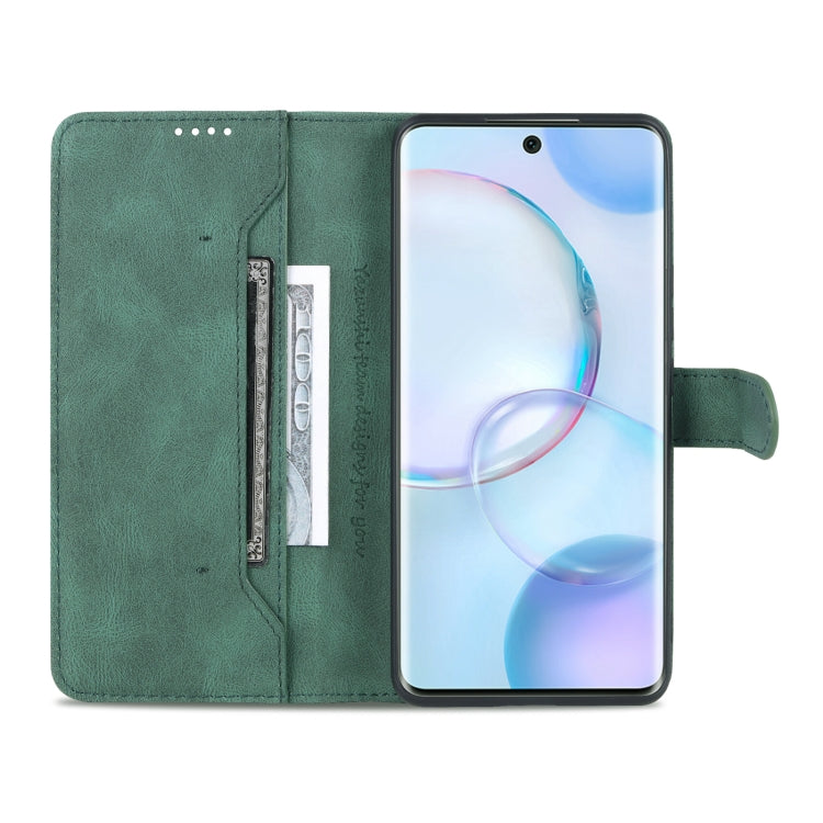 For Honor 50 Pro AZNS Dream II Skin Feel PU+TPU Horizontal Flip Leather Case with Holder & Card Slots & Wallet