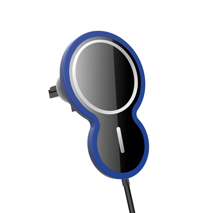 W34 Inverted Gourd-shaped Magnetic Car Wireless Charger Mobile Phone Holder