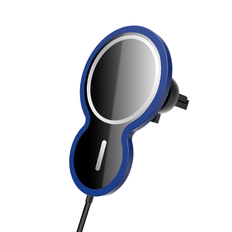 W34 Inverted Gourd-shaped Magnetic Car Wireless Charger Mobile Phone Holder