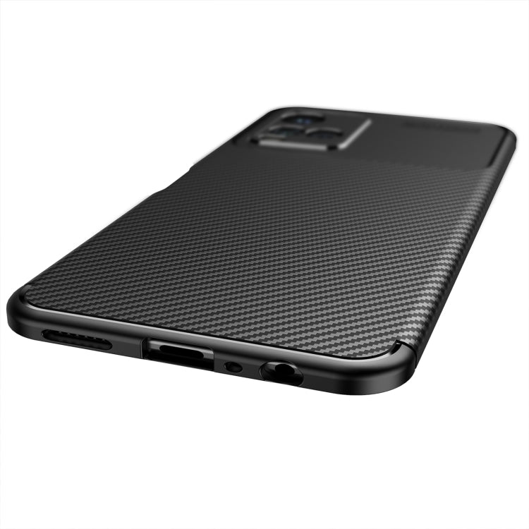 For vivo Y21 4G Carbon Fiber Texture Shockproof TPU Case