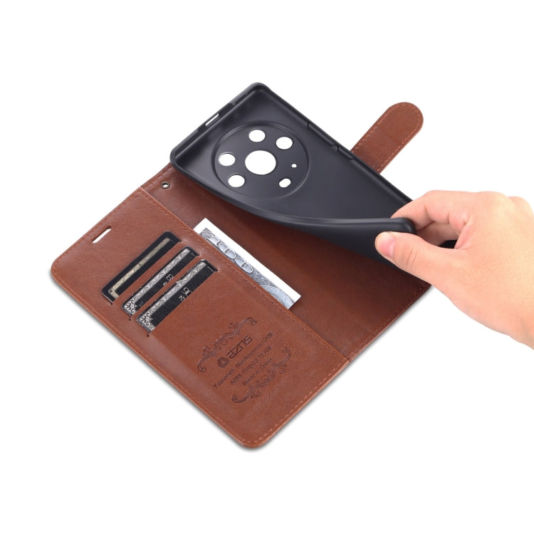 For Honor Magic3 Pro AZNS Sheepskin Texture Horizontal Flip Leather Case with Holder & Card Slots & Wallet
