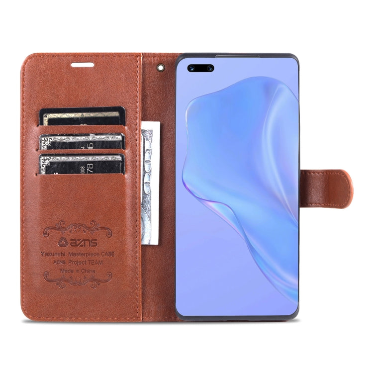 For Honor Magic3 Pro AZNS Sheepskin Texture Horizontal Flip Leather Case with Holder & Card Slots & Wallet