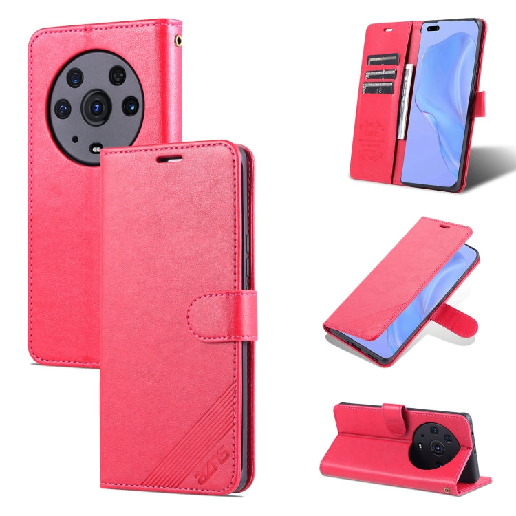 For Honor Magic3 Pro AZNS Sheepskin Texture Horizontal Flip Leather Case with Holder & Card Slots & Wallet