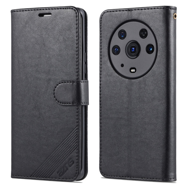 For Honor Magic3 Pro AZNS Sheepskin Texture Horizontal Flip Leather Case with Holder & Card Slots & Wallet