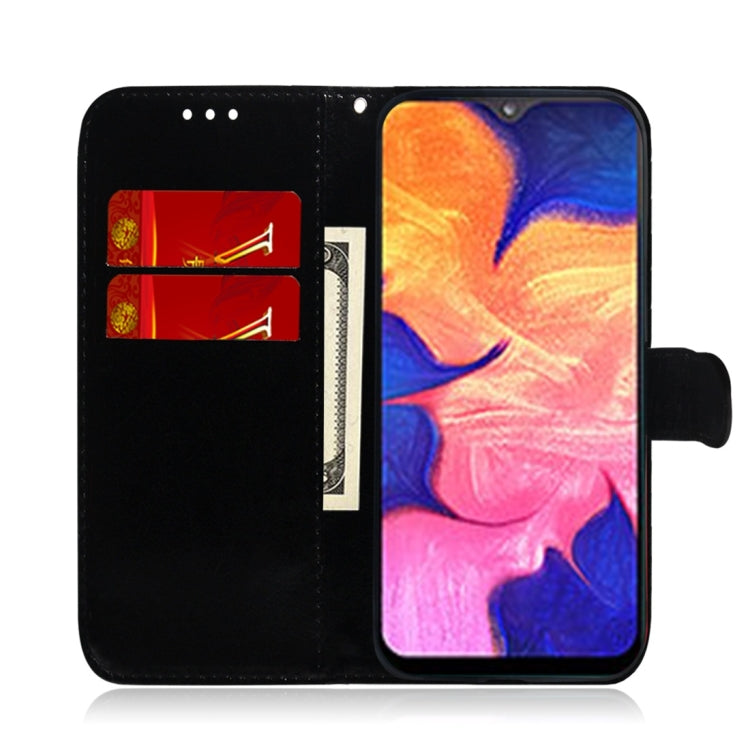 For Galaxy A10 / M10 Imitated Mirror Surface Horizontal Flip Leather Case with Holder & Card Slots & Wallet & Lanyard