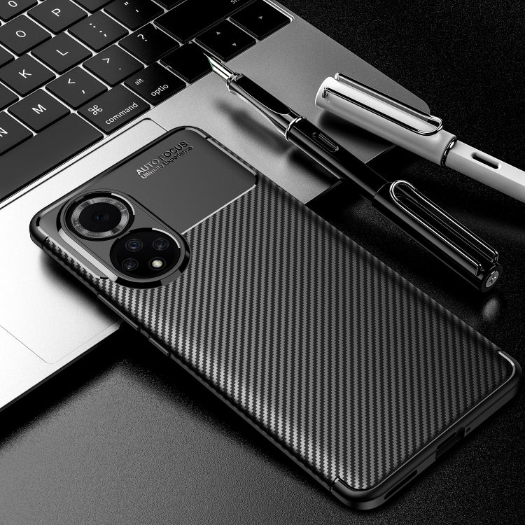 For Huawei nova 9 Carbon Fiber Texture Shockproof TPU Case