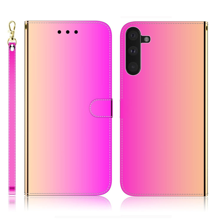 For Galaxy Note 10 Imitated Mirror Surface Horizontal Flip Leather Case with Holder & Card Slots & Wallet & Lanyard