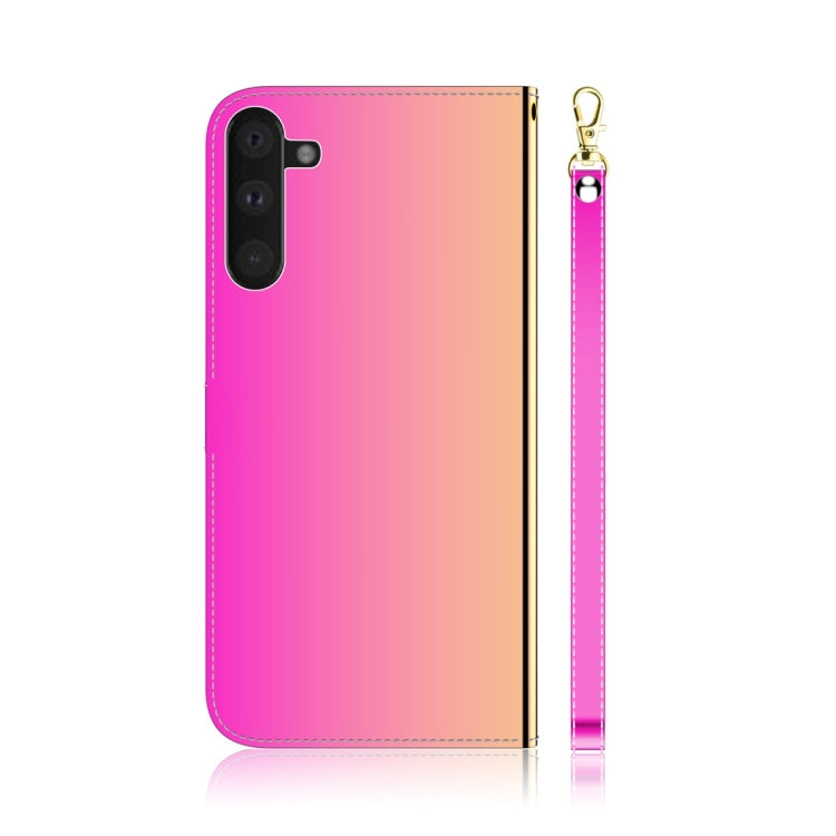 For Galaxy Note 10 Imitated Mirror Surface Horizontal Flip Leather Case with Holder & Card Slots & Wallet & Lanyard