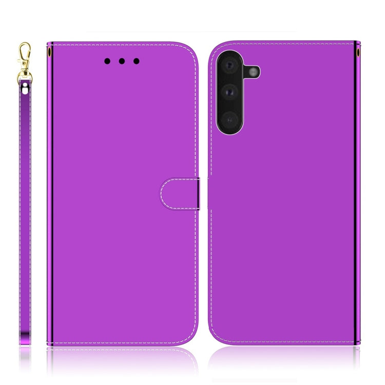 For Galaxy Note 10 Imitated Mirror Surface Horizontal Flip Leather Case with Holder & Card Slots & Wallet & Lanyard