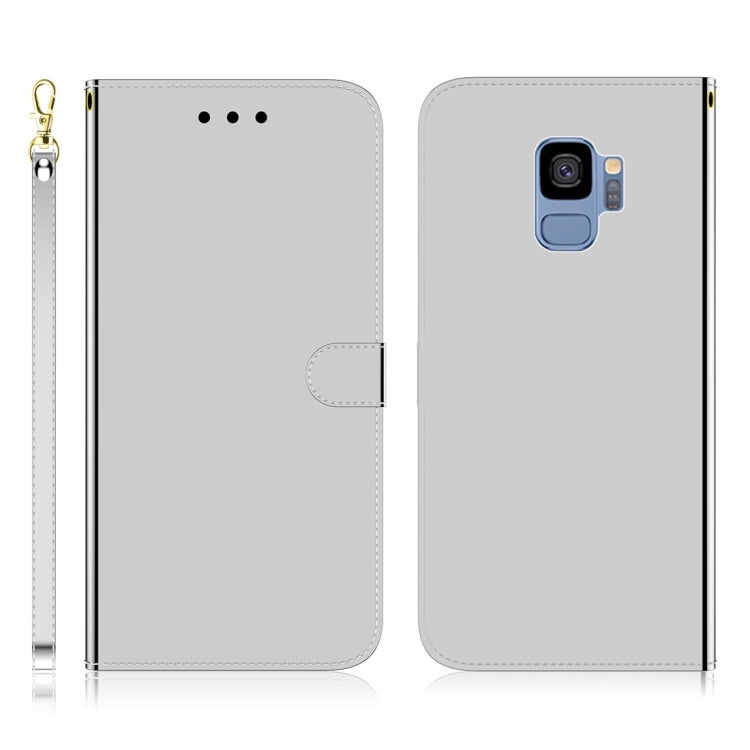 For Galaxy S9 Imitated Mirror Surface Horizontal Flip Leather Case with Holder & Card Slots & Wallet & Lanyard