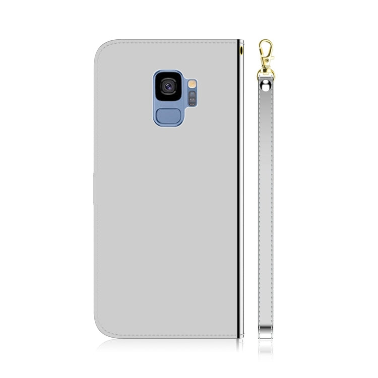 For Galaxy S9 Imitated Mirror Surface Horizontal Flip Leather Case with Holder & Card Slots & Wallet & Lanyard