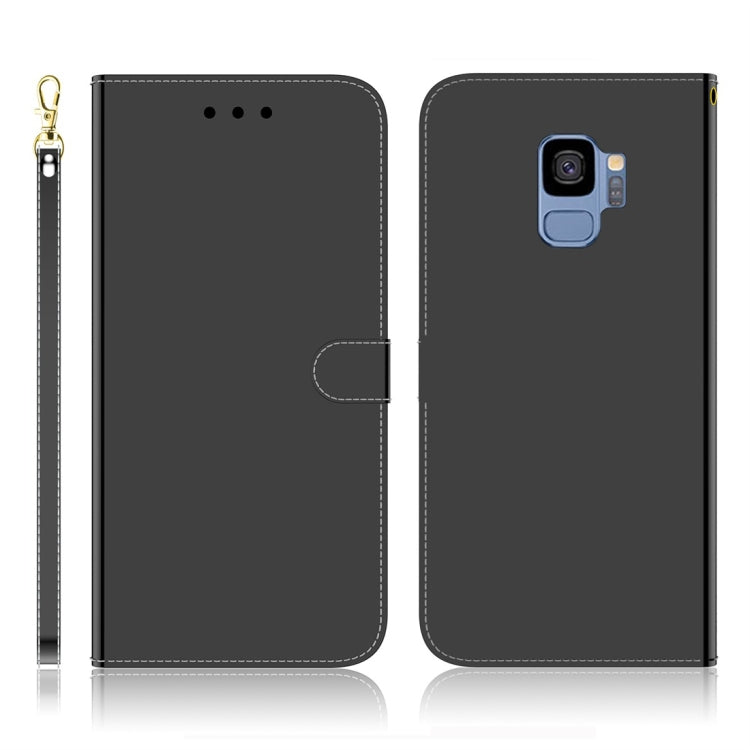 For Galaxy S9 Imitated Mirror Surface Horizontal Flip Leather Case with Holder & Card Slots & Wallet & Lanyard