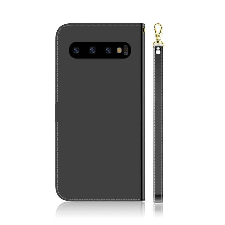 For Galaxy S10 Imitated Mirror Surface Horizontal Flip Leather Case with Holder & Card Slots & Wallet & Lanyard