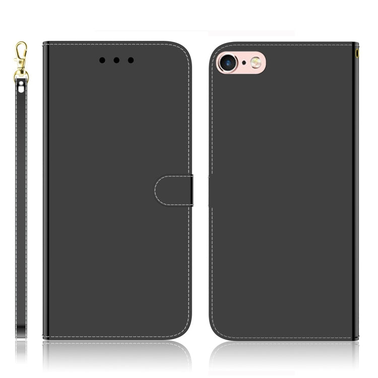 For iPhone 6 / 6s Imitated Mirror Surface Horizontal Flip Leather Case with Holder & Card Slots & Wallet & Lanyard