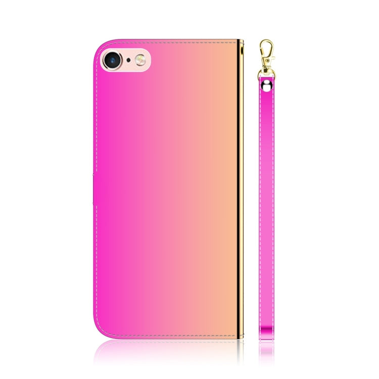 For iPhone 6 / 6s Imitated Mirror Surface Horizontal Flip Leather Case with Holder & Card Slots & Wallet & Lanyard