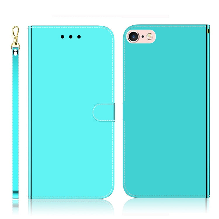 For iPhone 6 / 6s Imitated Mirror Surface Horizontal Flip Leather Case with Holder & Card Slots & Wallet & Lanyard