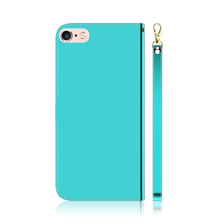 For iPhone 6 / 6s Imitated Mirror Surface Horizontal Flip Leather Case with Holder & Card Slots & Wallet & Lanyard