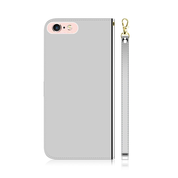 For iPhone 6 Plus / 6s Plus Imitated Mirror Surface Horizontal Flip Leather Case with Holder & Card Slots & Wallet & Lanyard
