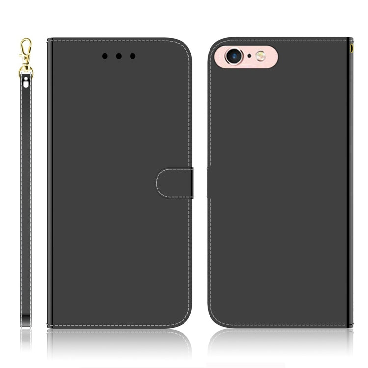 For iPhone 6 Plus / 6s Plus Imitated Mirror Surface Horizontal Flip Leather Case with Holder & Card Slots & Wallet & Lanyard