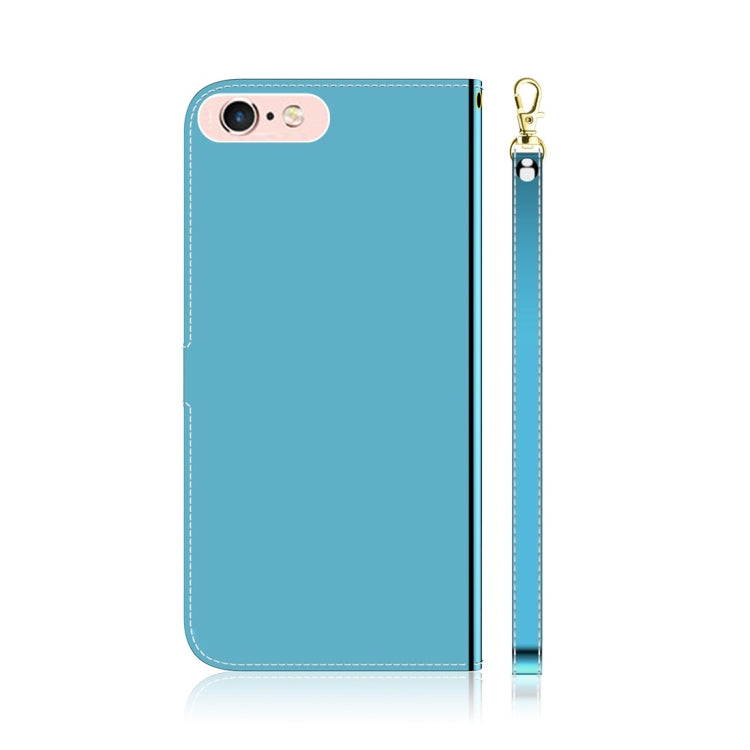 For iPhone 6 Plus / 6s Plus Imitated Mirror Surface Horizontal Flip Leather Case with Holder & Card Slots & Wallet & Lanyard