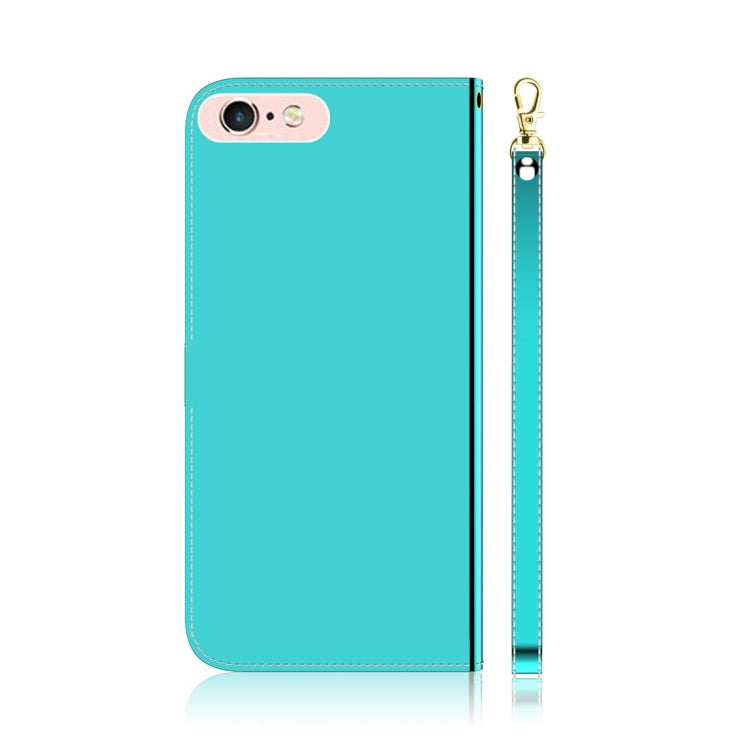For iPhone 6 Plus / 6s Plus Imitated Mirror Surface Horizontal Flip Leather Case with Holder & Card Slots & Wallet & Lanyard