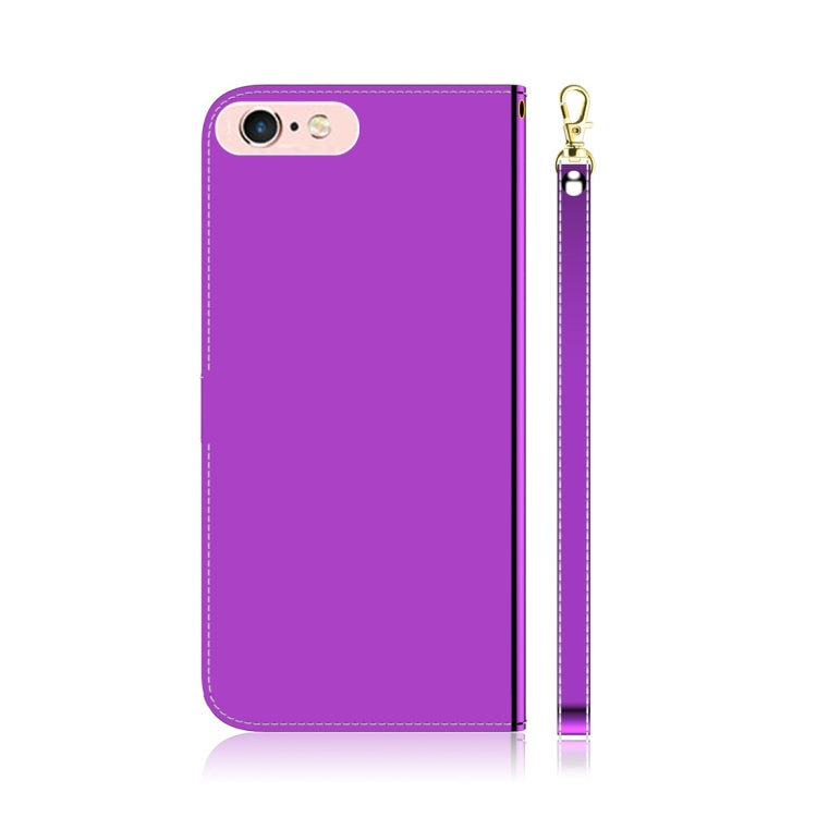 For iPhone 6 Plus / 6s Plus Imitated Mirror Surface Horizontal Flip Leather Case with Holder & Card Slots & Wallet & Lanyard