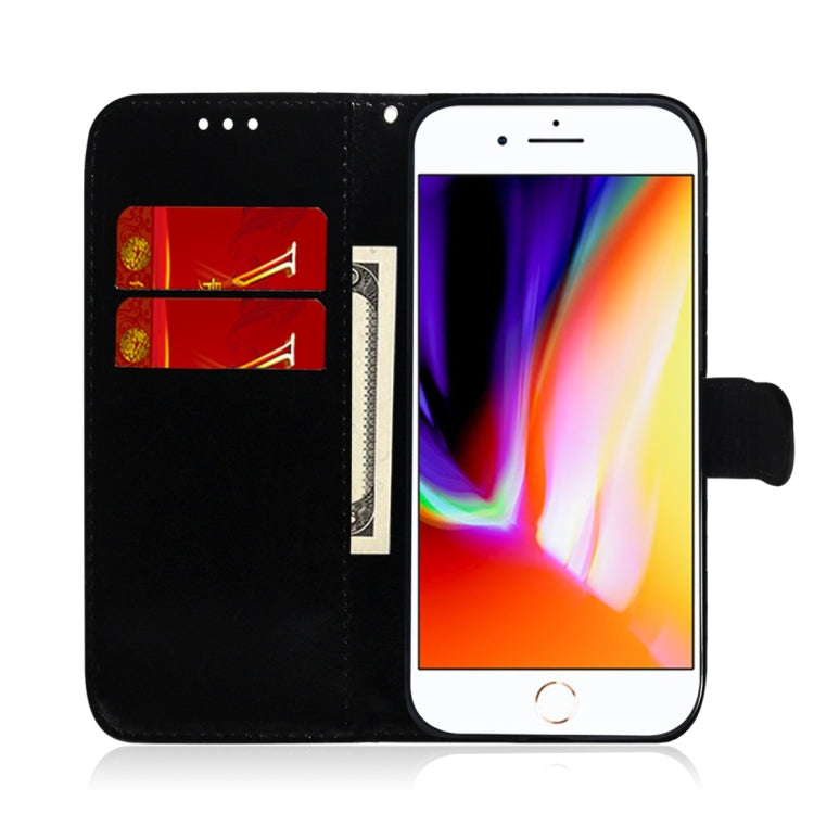 For iPhone 6 Plus / 6s Plus Imitated Mirror Surface Horizontal Flip Leather Case with Holder & Card Slots & Wallet & Lanyard