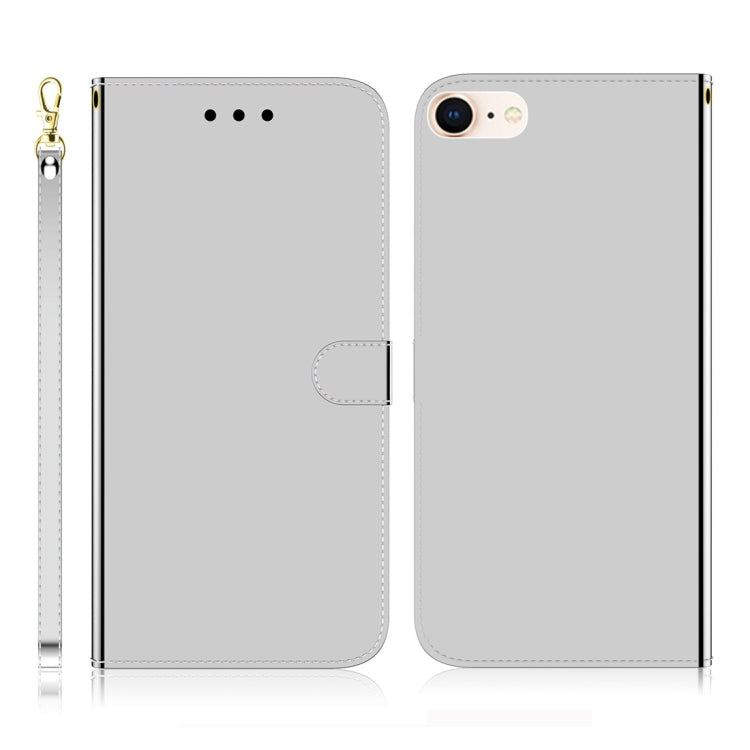 For iPhone 7 / 8 Imitated Mirror Surface Horizontal Flip Leather Case with Holder & Card Slots & Wallet & Lanyard
