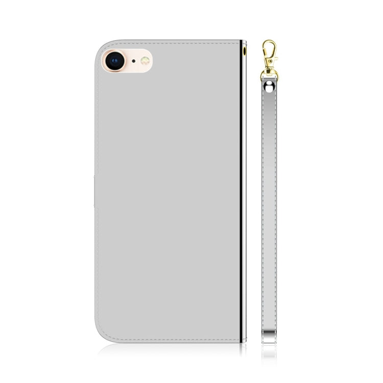 For iPhone 7 / 8 Imitated Mirror Surface Horizontal Flip Leather Case with Holder & Card Slots & Wallet & Lanyard