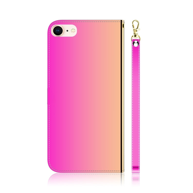 For iPhone 7 / 8 Imitated Mirror Surface Horizontal Flip Leather Case with Holder & Card Slots & Wallet & Lanyard