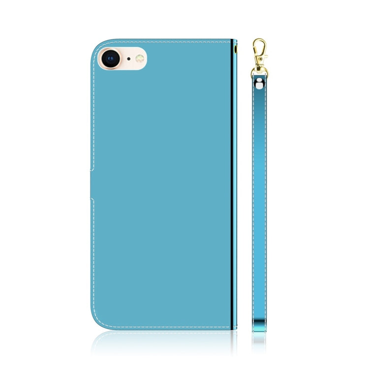 For iPhone 7 / 8 Imitated Mirror Surface Horizontal Flip Leather Case with Holder & Card Slots & Wallet & Lanyard