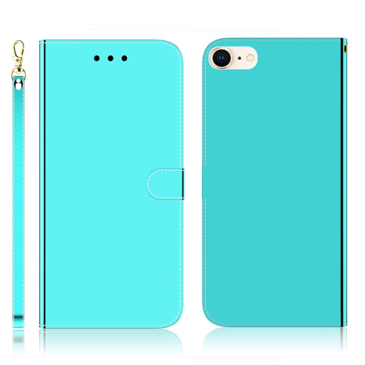 For iPhone 7 / 8 Imitated Mirror Surface Horizontal Flip Leather Case with Holder & Card Slots & Wallet & Lanyard
