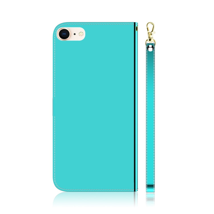 For iPhone 7 / 8 Imitated Mirror Surface Horizontal Flip Leather Case with Holder & Card Slots & Wallet & Lanyard