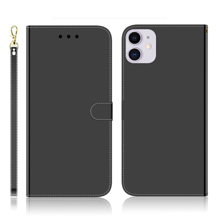 For iPhone 11 Imitated Mirror Surface Horizontal Flip Leather Case with Holder & Card Slots & Wallet & Lanyard