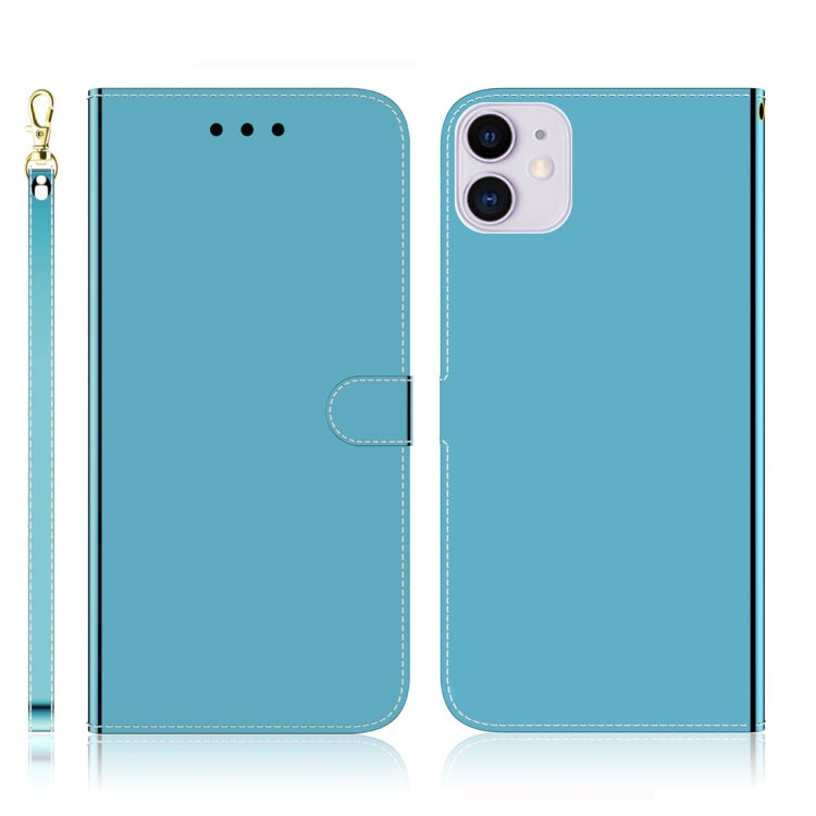 For iPhone 11 Imitated Mirror Surface Horizontal Flip Leather Case with Holder & Card Slots & Wallet & Lanyard