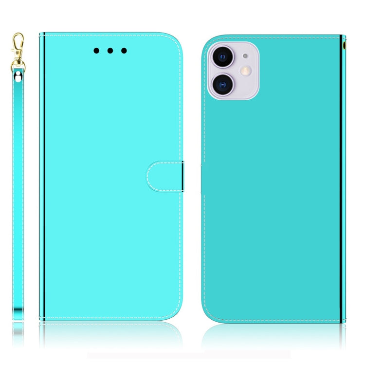 For iPhone 11 Imitated Mirror Surface Horizontal Flip Leather Case with Holder & Card Slots & Wallet & Lanyard