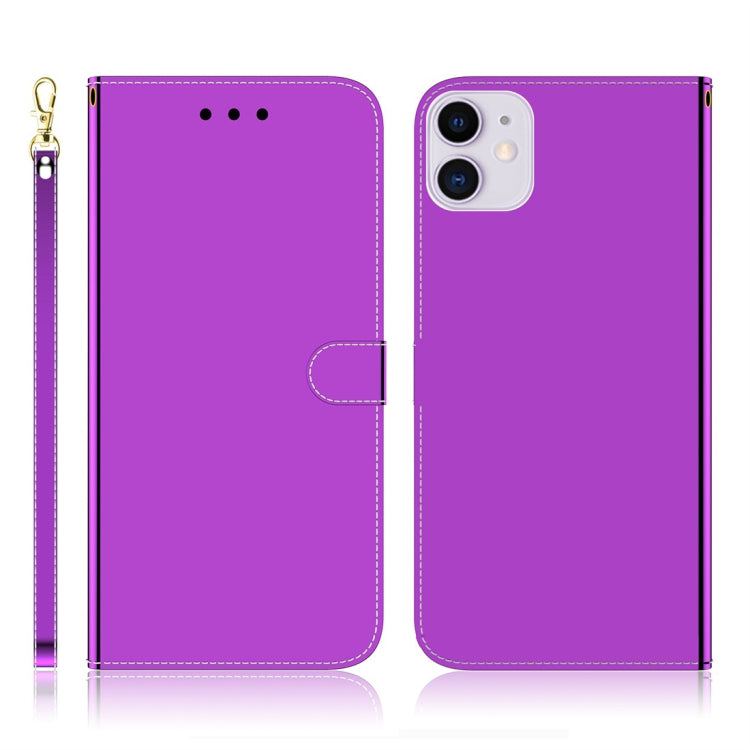 For iPhone 11 Imitated Mirror Surface Horizontal Flip Leather Case with Holder & Card Slots & Wallet & Lanyard