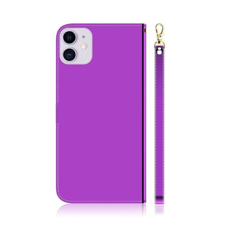 For iPhone 11 Imitated Mirror Surface Horizontal Flip Leather Case with Holder & Card Slots & Wallet & Lanyard