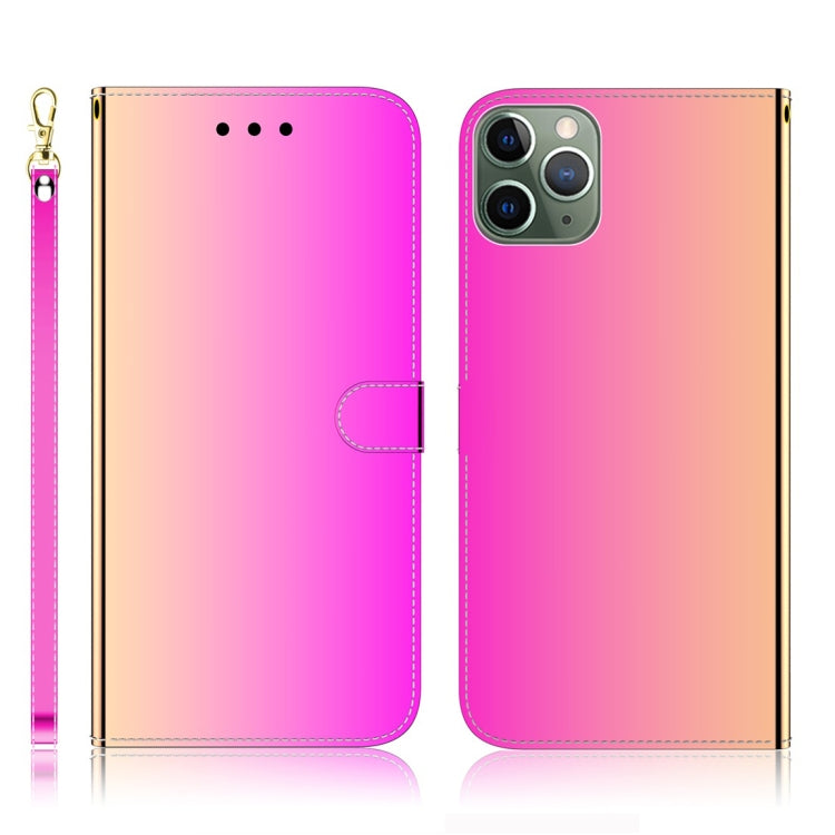 For iPhone 11 Pro Max Imitated Mirror Surface Horizontal Flip Leather Case with Holder & Card Slots & Wallet & Lanyard