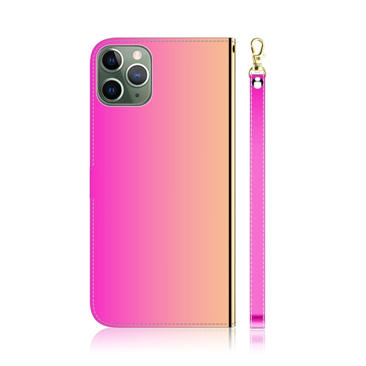 For iPhone 11 Pro Max Imitated Mirror Surface Horizontal Flip Leather Case with Holder & Card Slots & Wallet & Lanyard
