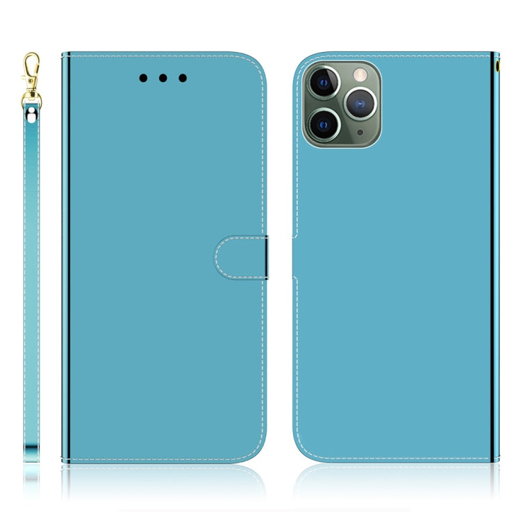 For iPhone 11 Pro Max Imitated Mirror Surface Horizontal Flip Leather Case with Holder & Card Slots & Wallet & Lanyard