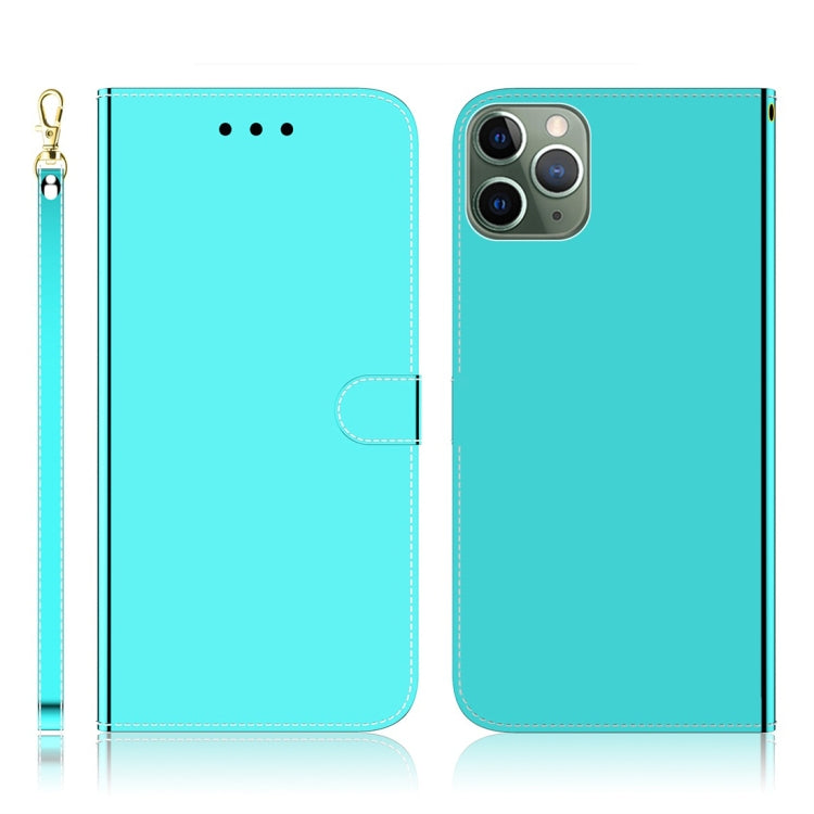 For iPhone 11 Pro Max Imitated Mirror Surface Horizontal Flip Leather Case with Holder & Card Slots & Wallet & Lanyard