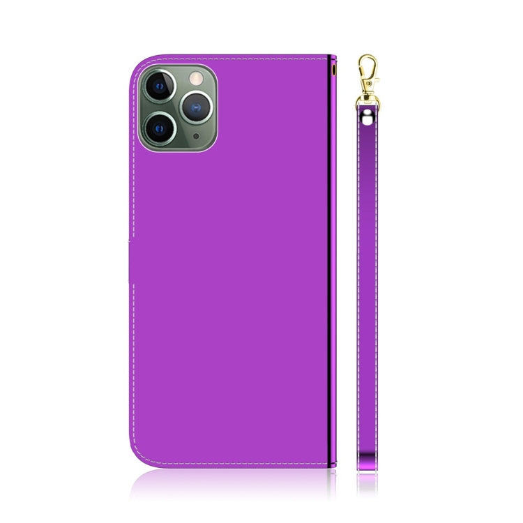 For iPhone 11 Pro Max Imitated Mirror Surface Horizontal Flip Leather Case with Holder & Card Slots & Wallet & Lanyard