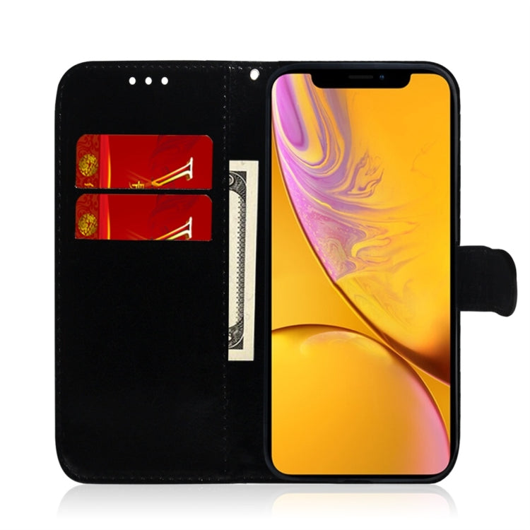 For iPhone XR Imitated Mirror Surface Horizontal Flip Leather Case with Holder & Card Slots & Wallet & Lanyard
