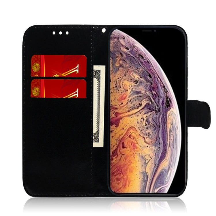 For iPhone XS Max Imitated Mirror Surface Horizontal Flip Leather Case with Holder & Card Slots & Wallet & Lanyard